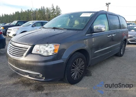 2016 Chrysler Town & Country Touring-L Anniversary Edition из США, поврежденный, VIN 2C4RC1CG2GR174651